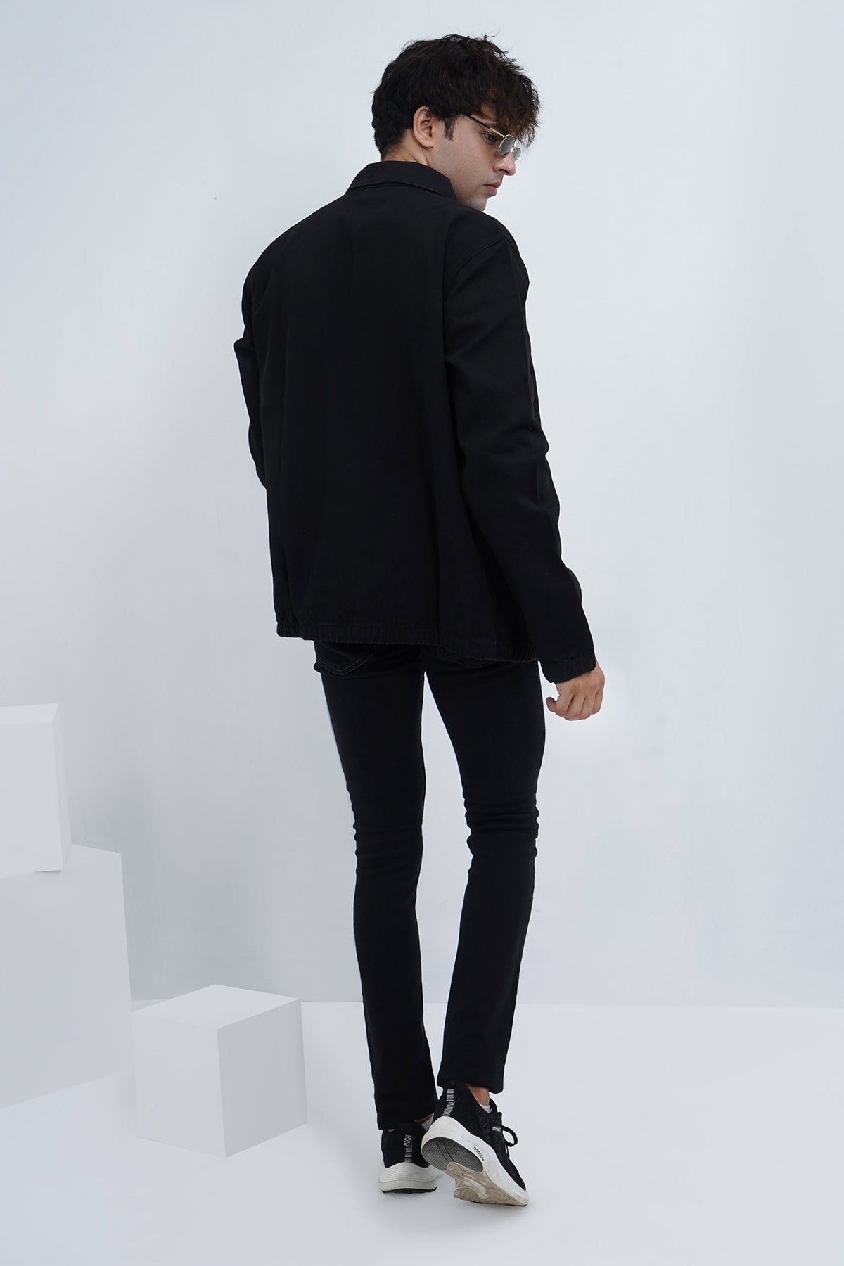 BOOHOO Zip Through Patch Pocket Shacket