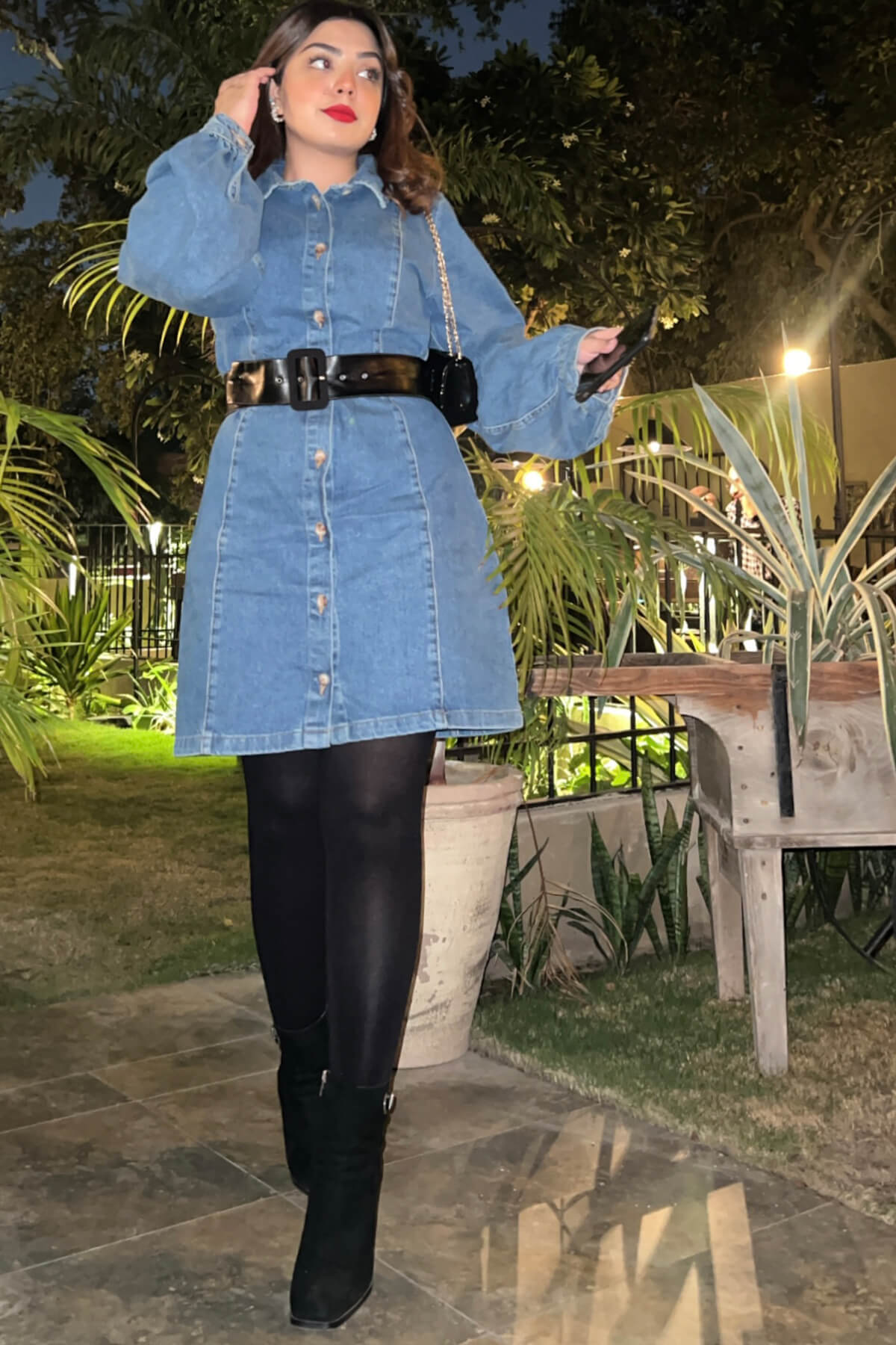 ENVII full sleeves denim dress