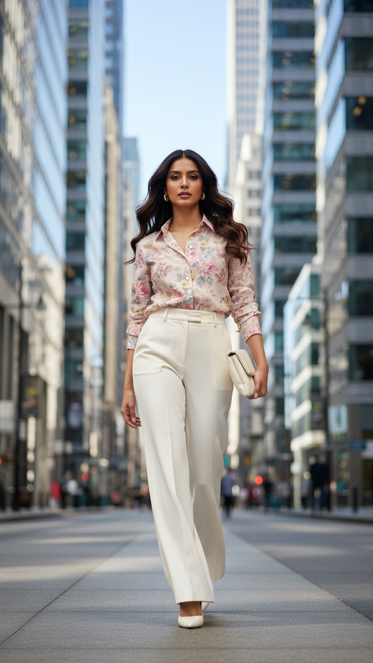 Ethereal Bloom - Casual Shirt