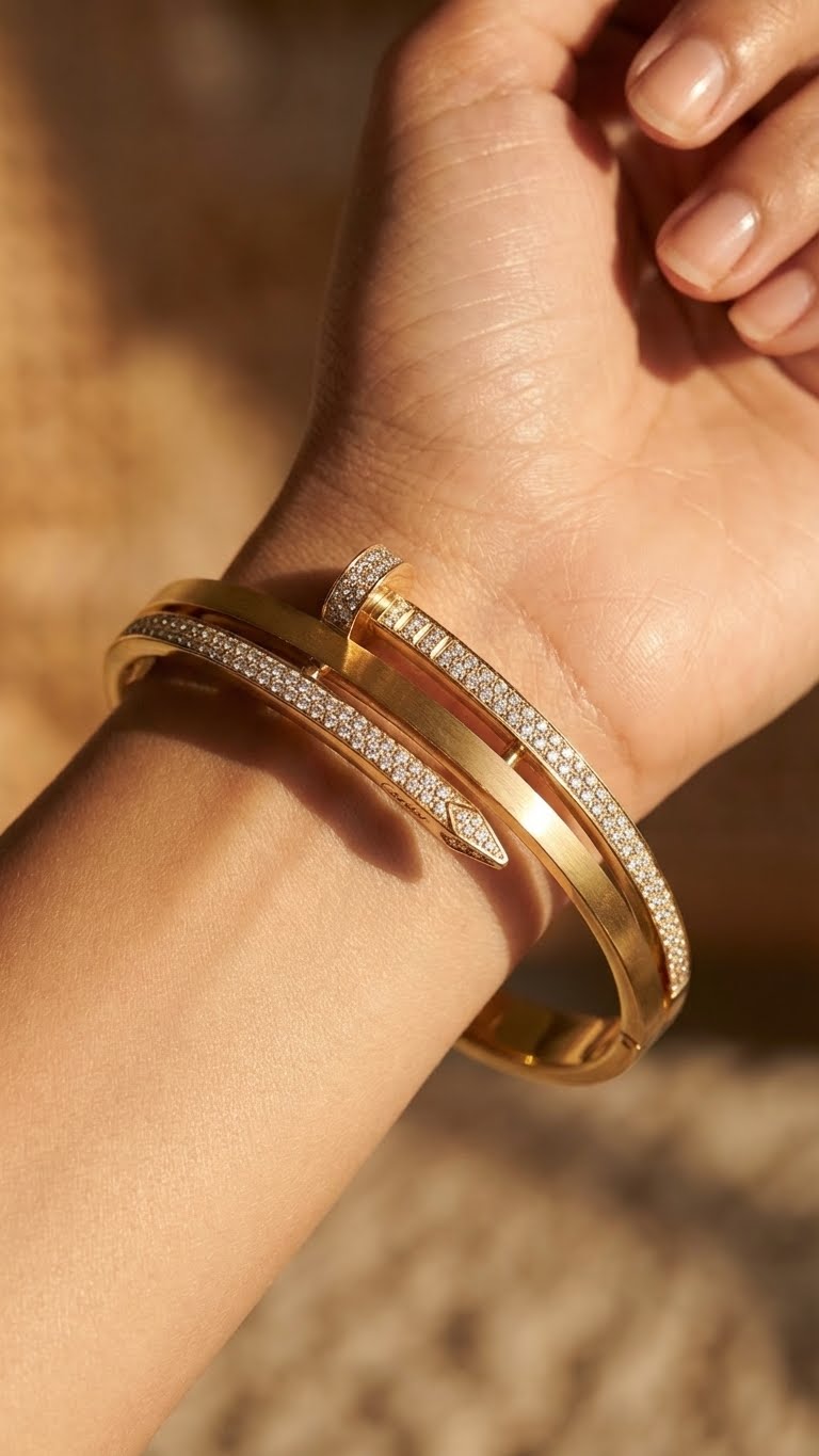 Arrow Pavé Handcuff