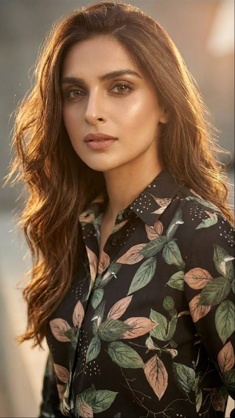 Floral Noir - Casual Shirt