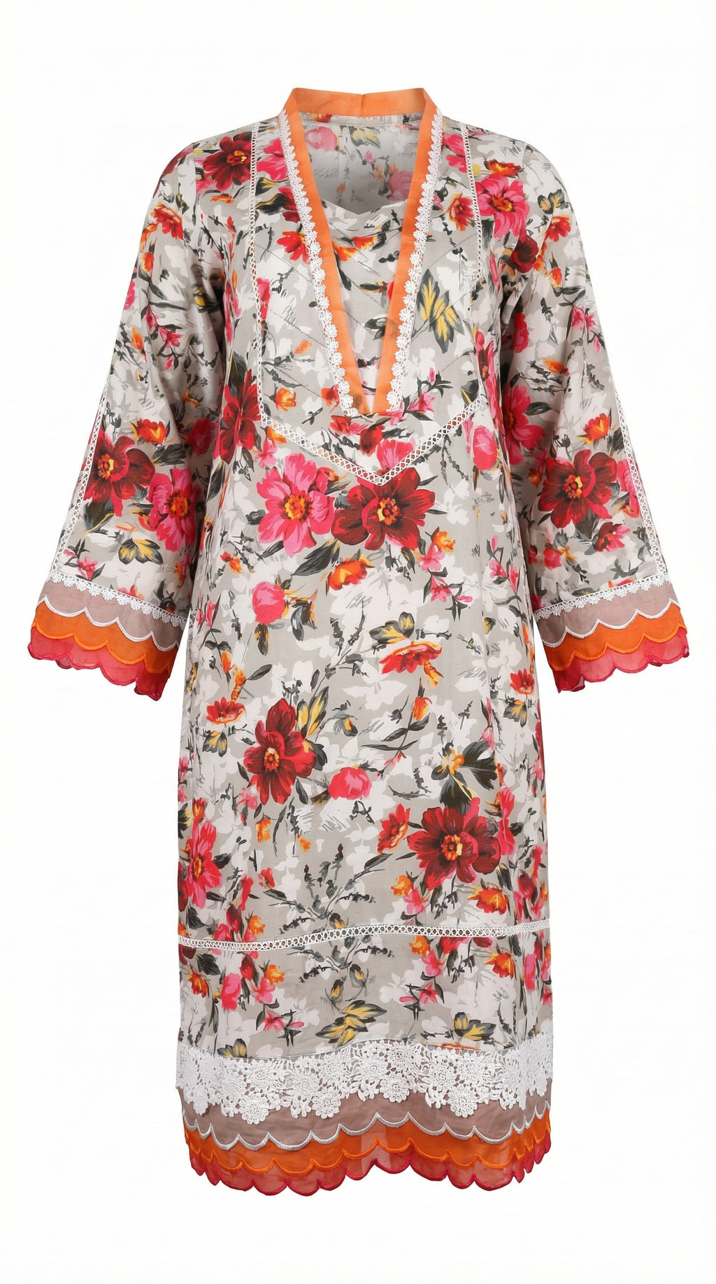 GREY FLORAL Co-Ord Set