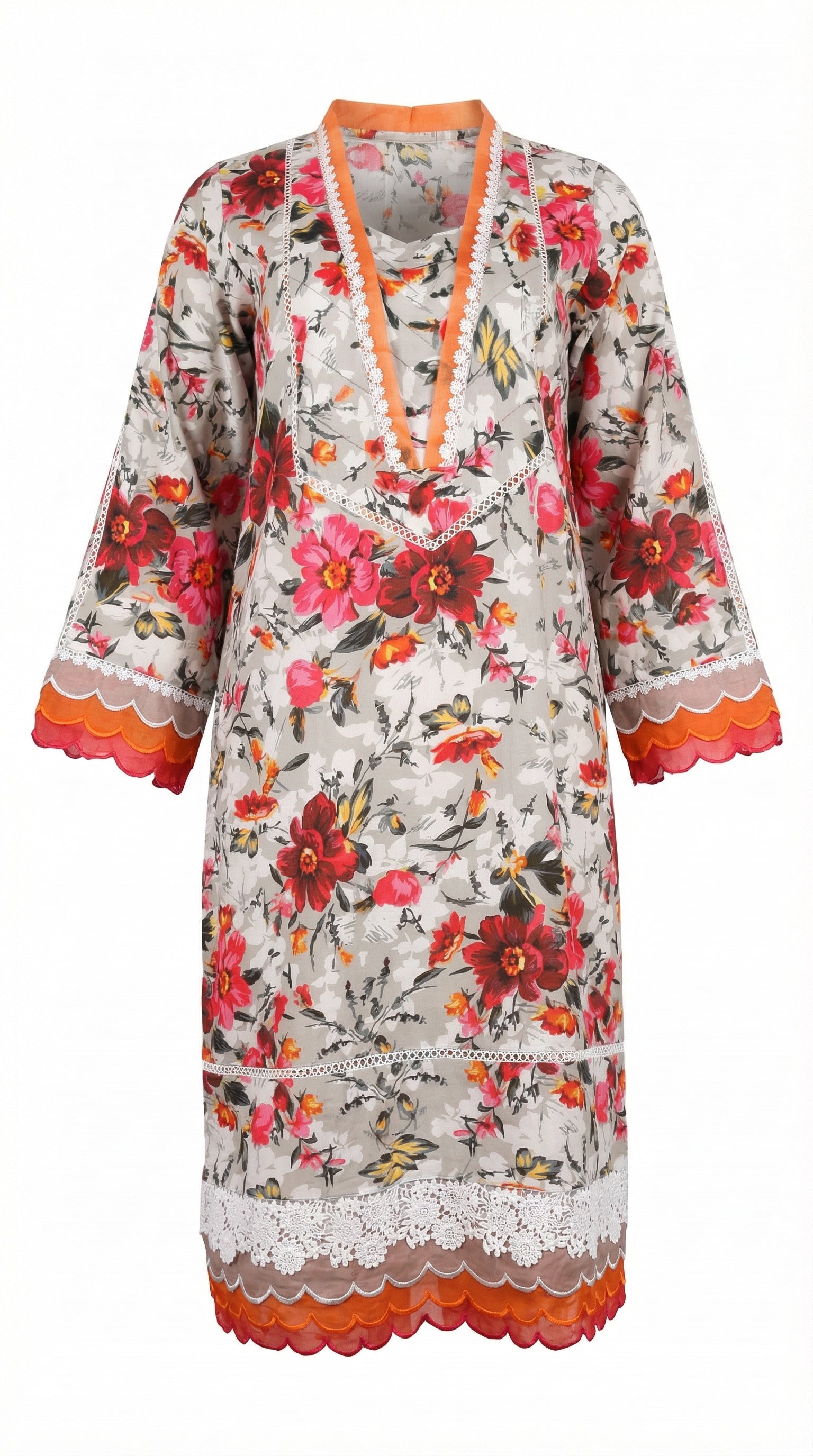 GREY FLORAL Co-Ord Set