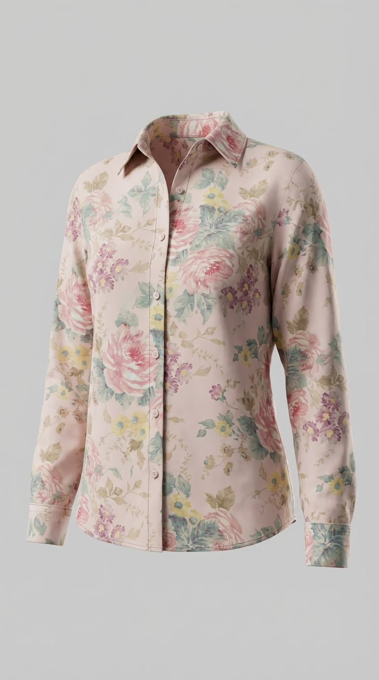 Ethereal Bloom - Casual Shirt