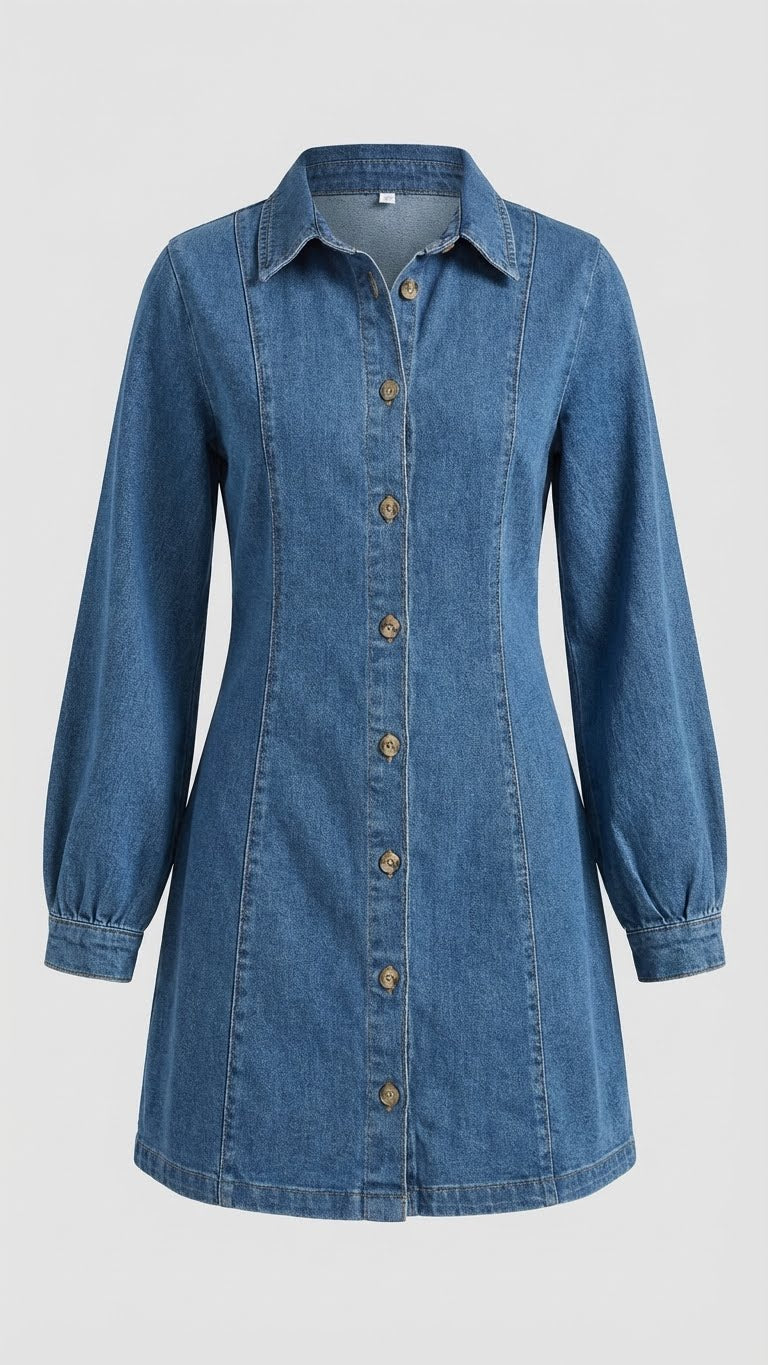 Full Sleeves Mid Dress