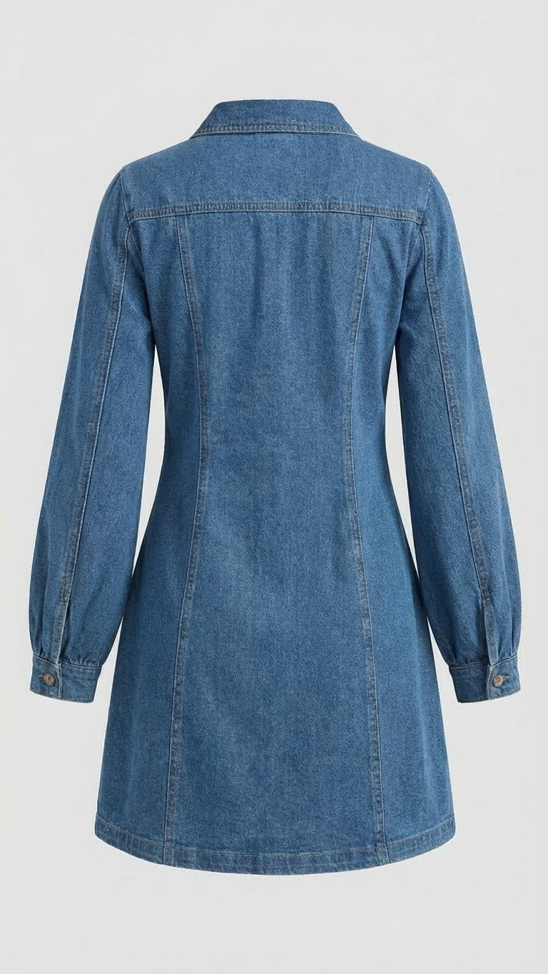 Full Sleeves Mid Dress