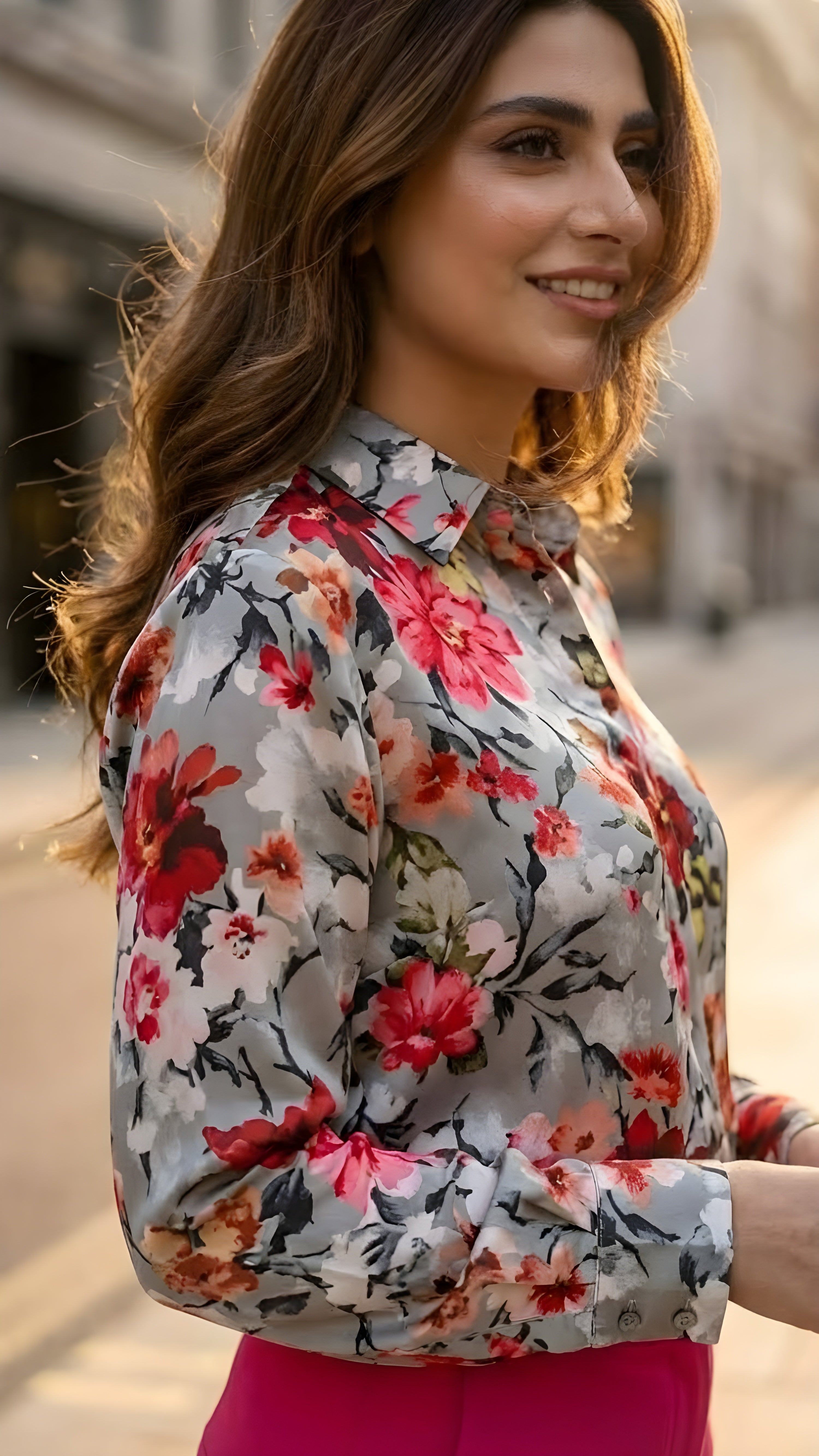 Floral Bloom - Casual Shirt