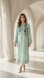 Luxury modest kurta with straight pants