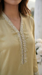 DESERT BREEZE Embroided Silk 2pcs