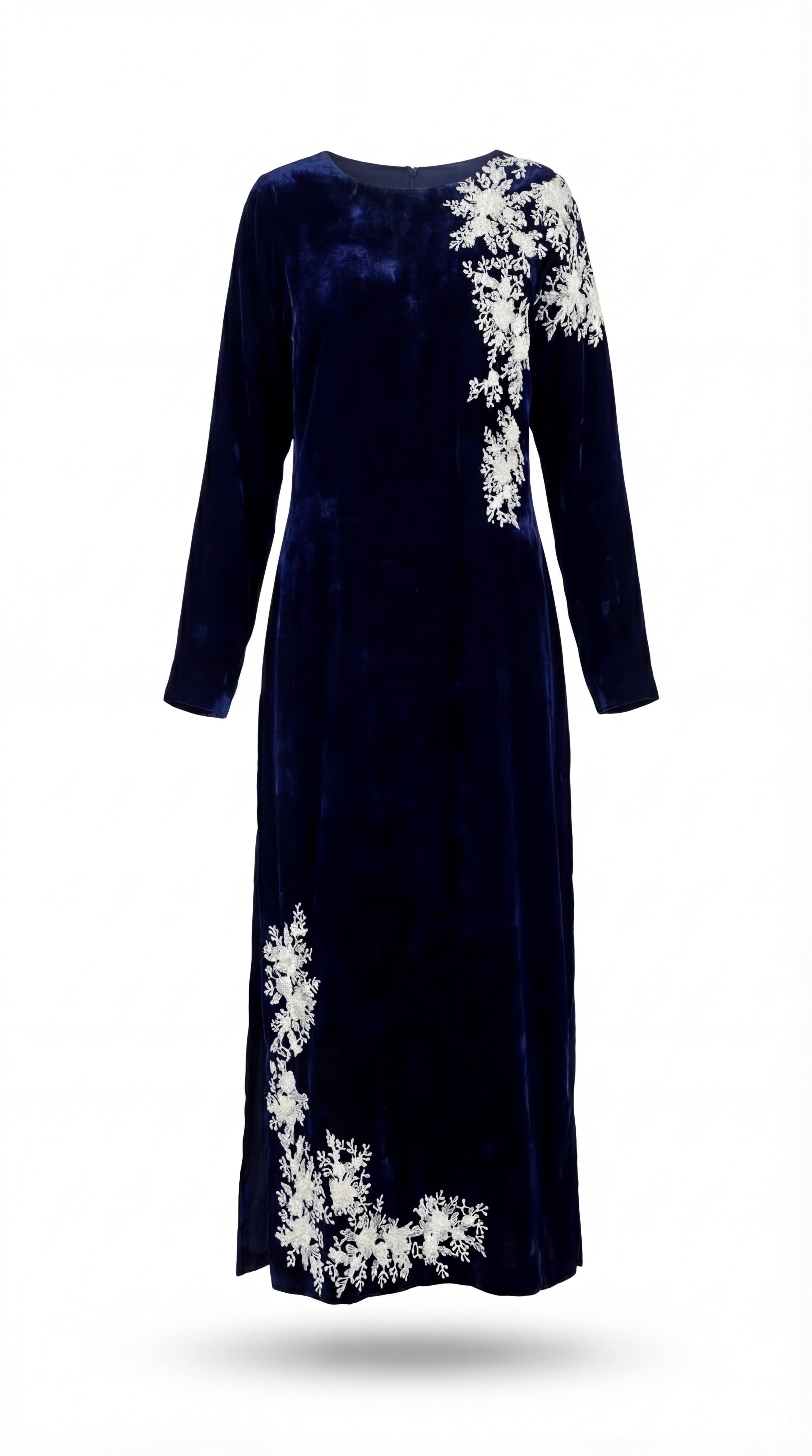 Designer festive wear for women with long sleeves and delicate embroidery