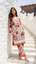 Floral printed lawn 2 piece suit for women – Designer Wearhouse