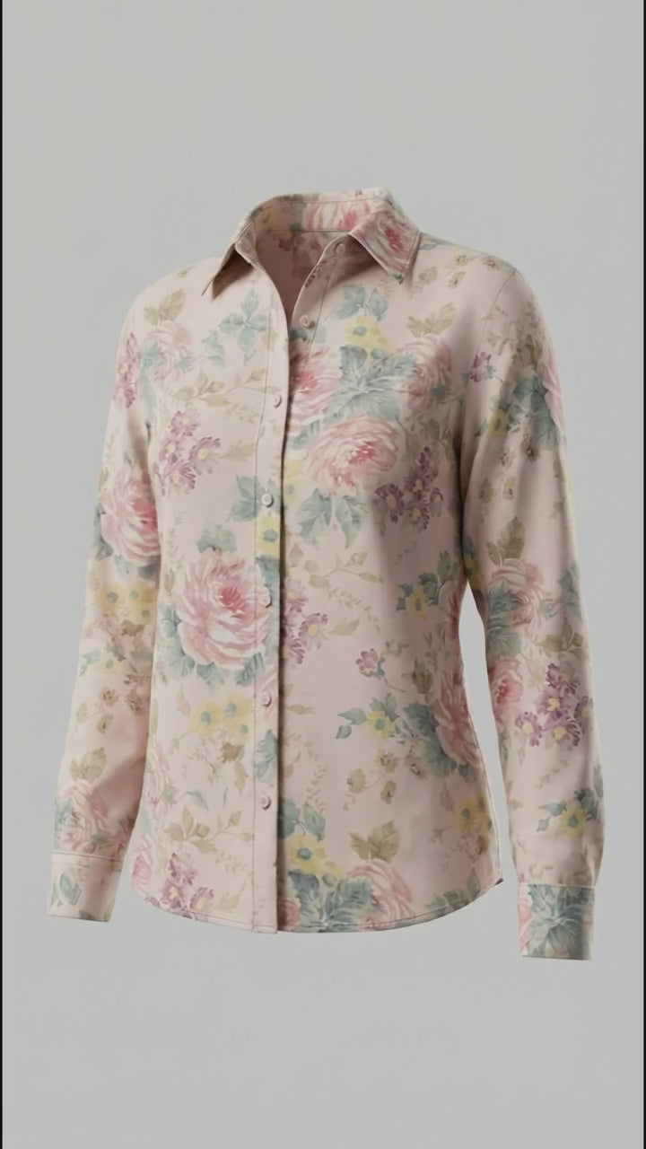 Ethereal Bloom - Casual Shirt