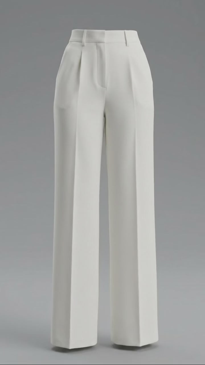 High-Waist Straight Leg