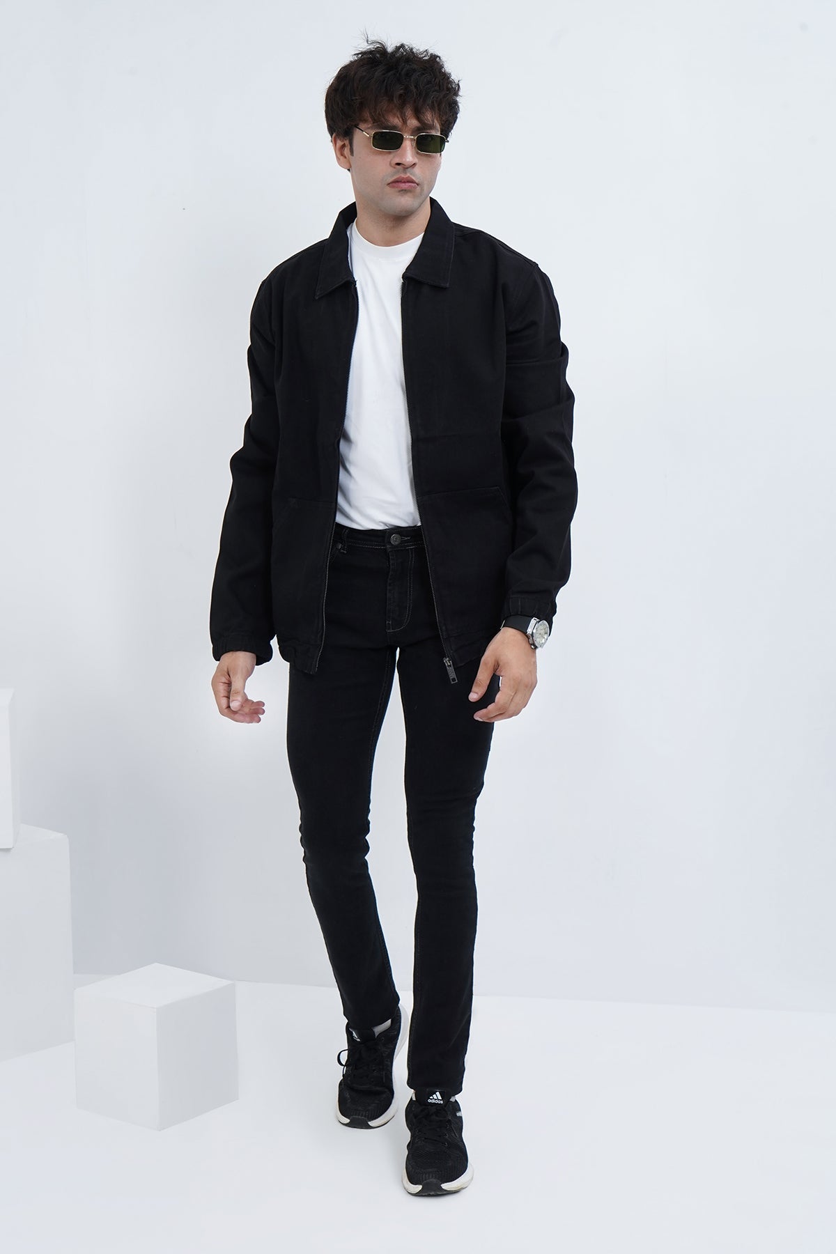 BOOHOO Zip Through Patch Pocket Shacket