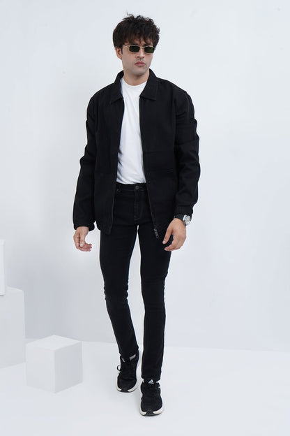 BOOHOO Zip Through Patch Pocket Shacket