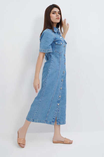 ENVII Denim Long Dress