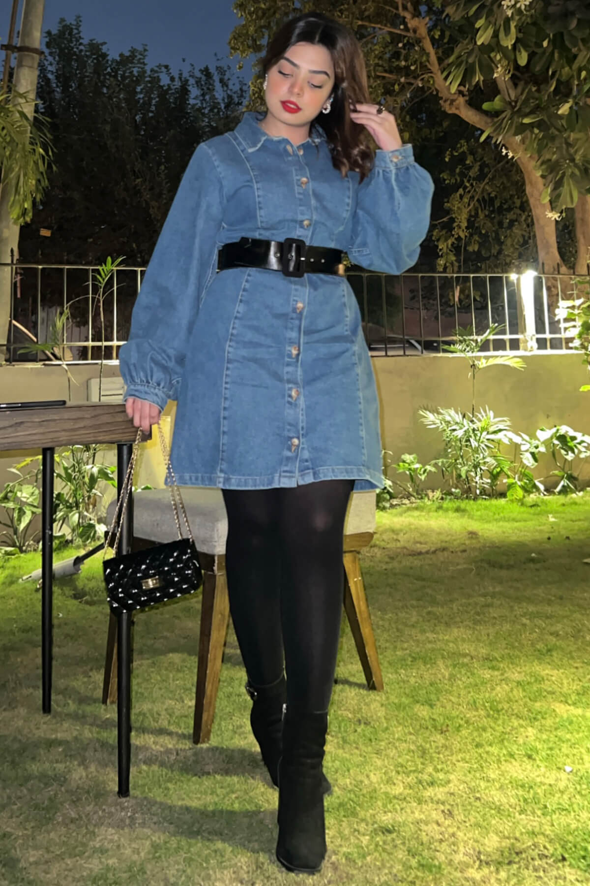 ENVII full sleeves denim dress