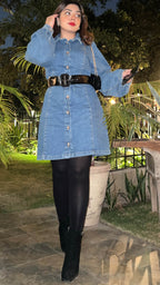 Full Sleeves Mid Dress